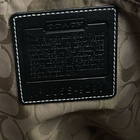 Coach Black Leather Satchel - Picture 4 of 15